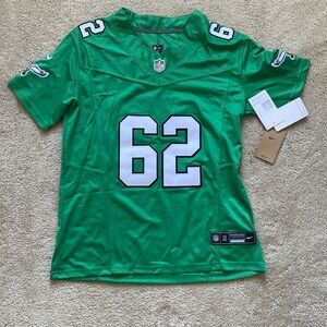 Eagles Kelly green Jason Kelce stitched jersey